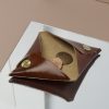 Brown SOWSAQ Coin purse Leather